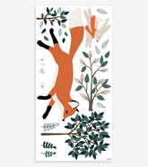 M. FOX - Stickers muraux - Forêt, renard et lapin